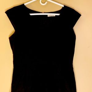 Calvin Klein Black linen dress